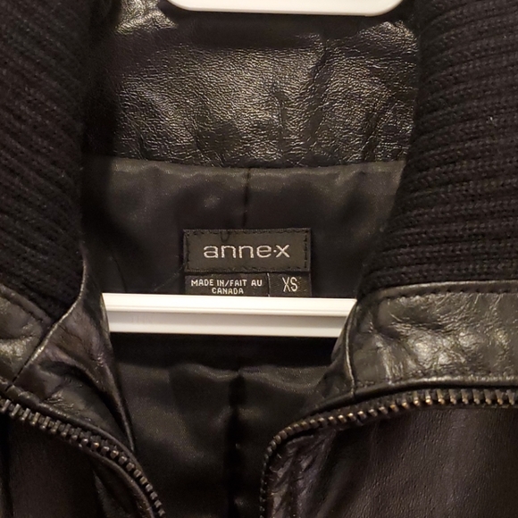 Leather bomber jacket size extra small - Picture 3 of 6